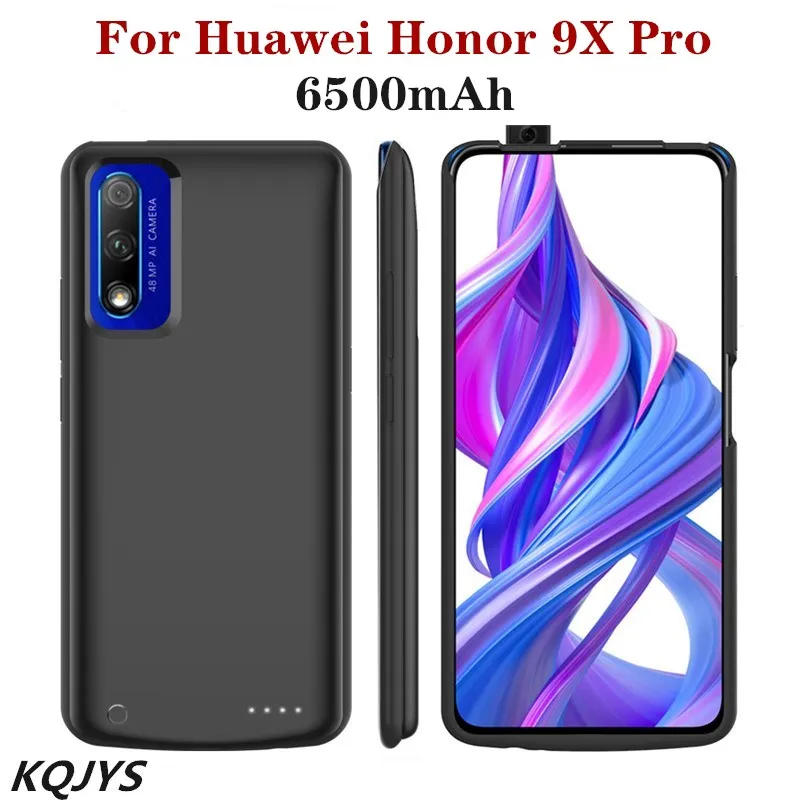 

KQJYS External Backup Battery Charging Cover for Huawei Honor 9X Pro Battery Case Portable Power Bank Battery Charger Cases
