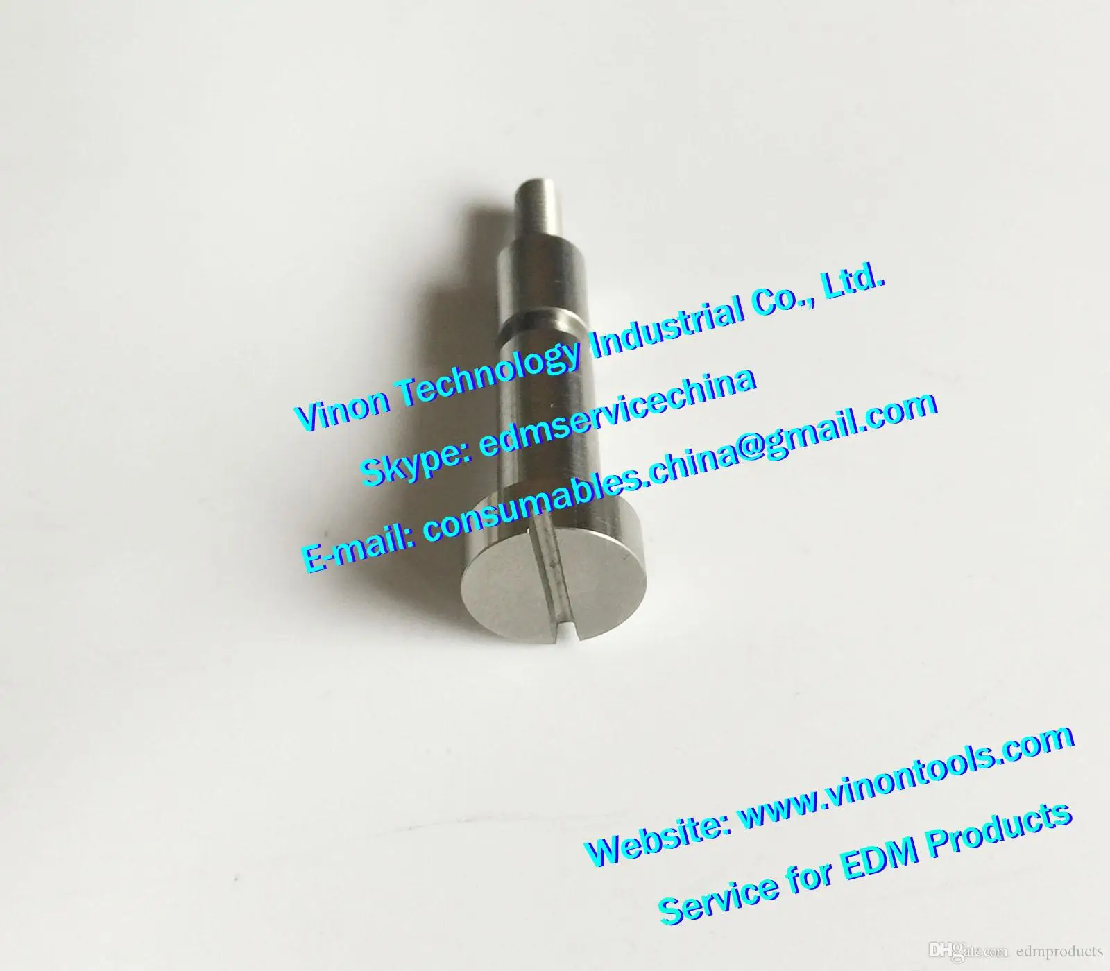 

(2pcs) 130003727 edm Shaft for Lower TIM head empty 130.003.727, 130-003-727, 24.04.306 for ROBOFIL 190,290,290P,300,310,390,500