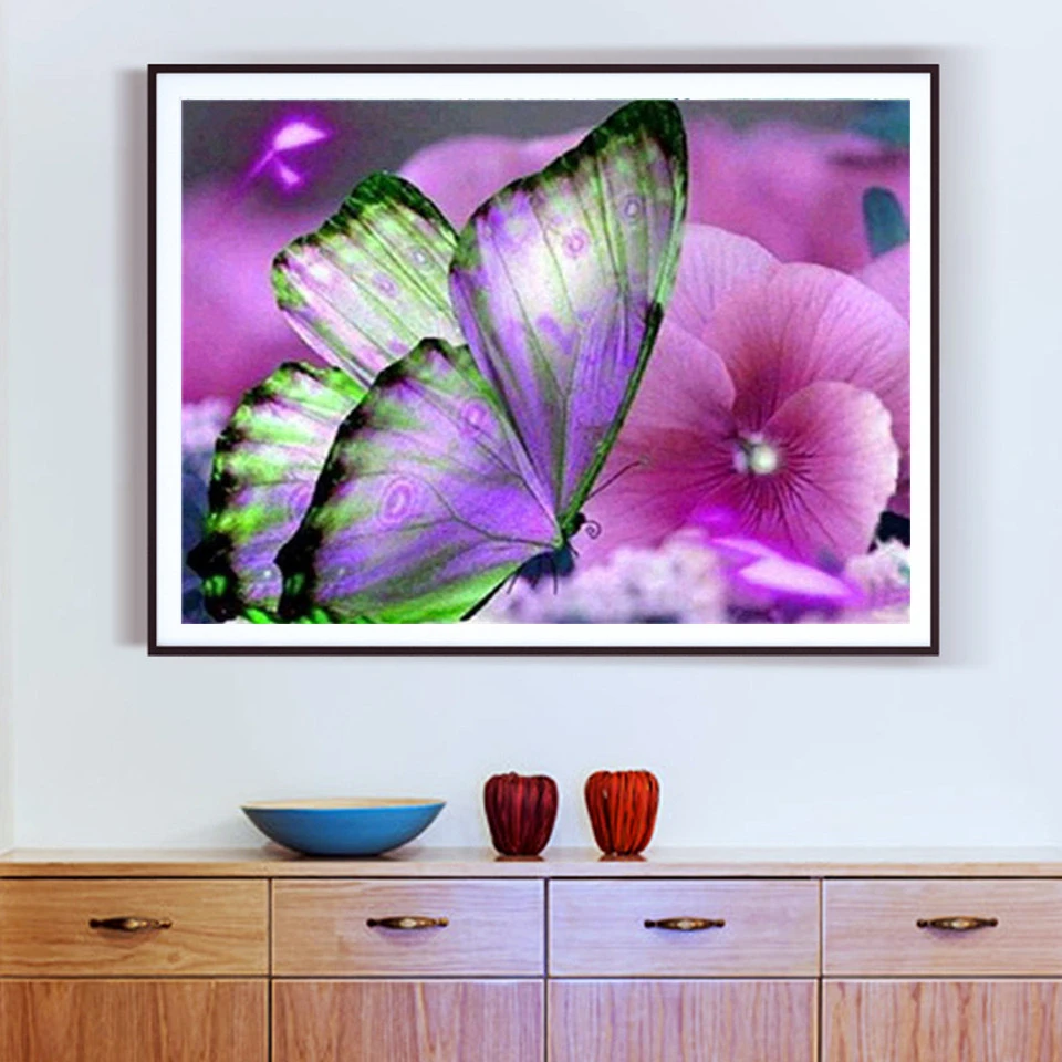 AZQSD взрослых Краски Раскраска по номерам на холсте Наборы обувь с украшениями в