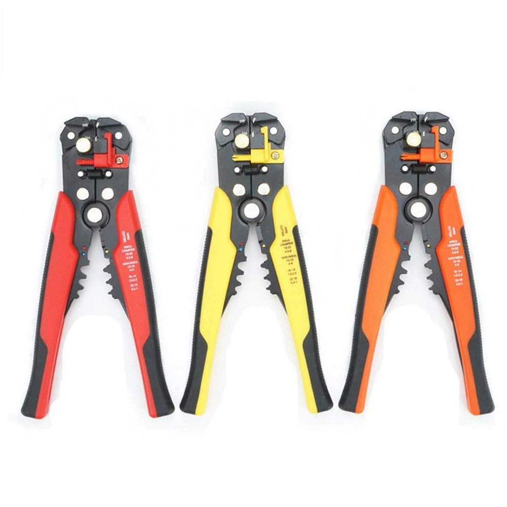 

Wire Stripping Multifunctional Pliers 8Inch Electrician's Cutting Pliers for Cable Cutting Crimping Terminal 0.2-6.0mm Hand Tool