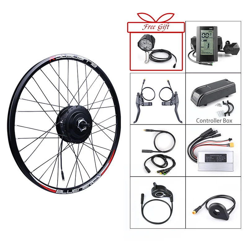 Bafang 48V 350W задний мотор для центрального движения колеса комплект для переоборудования электрического велосипеда для 2" 26" 27," 700C 850C красочные Дисплей