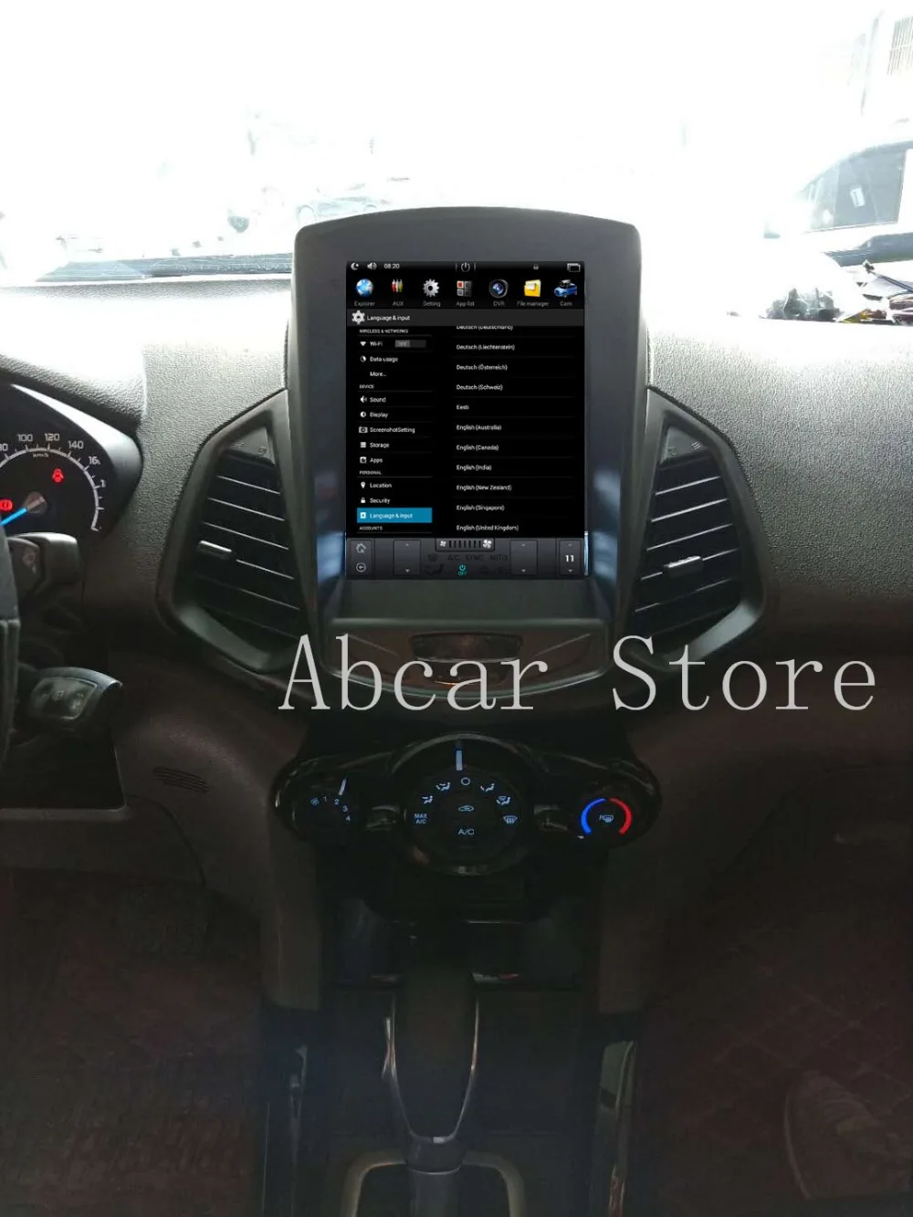 10 4 ''Tesla style Android 9 0 автомобильный dvd плеер GPS навигация для FORD EcoSport 2013 2018 стерео PX6