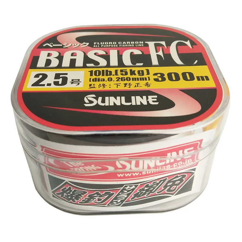 SUNLINE Basic FC 300/225 метров 2 20 анг. Фунт. фторуглеродная или углеродная леска для