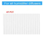 Для выведения токсинов, 40 шт увлажнитель фильтры Замена хлопок стержень со спонжем для USB увлажнитель Ароматические диффузоры тумана, увлажнитель воздуха Прямая поставка