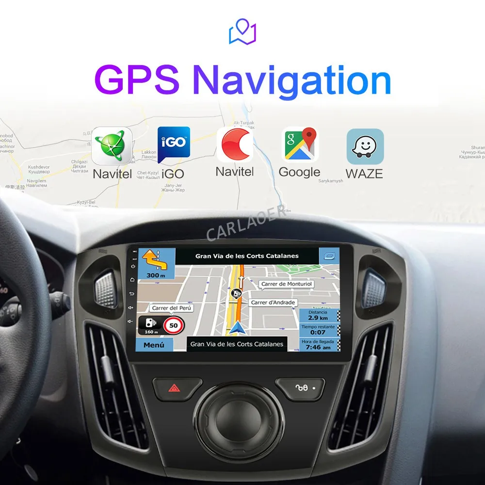 Автомагнитола на Android 10 мультимедийный видеоплеер для Ford Focus 3 Mk 2011 2012 2013 2014 2015