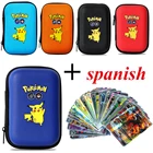 Держатель для карт с 50 емкостью, Жесткий Чехол для альбома, держатель для карт с играми Pokemon Gx MEGA