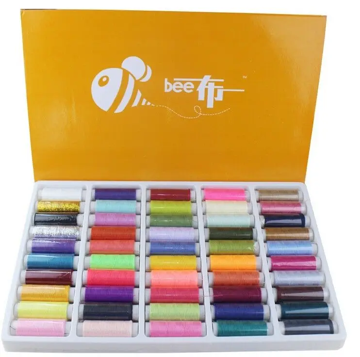 50 шт. набор швейных ниток для домашнего шитья нитки ручного катушки из полиэстера