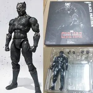 Экшн-фигурка черной Пантеры, игрушечная кукла, подарок для детей