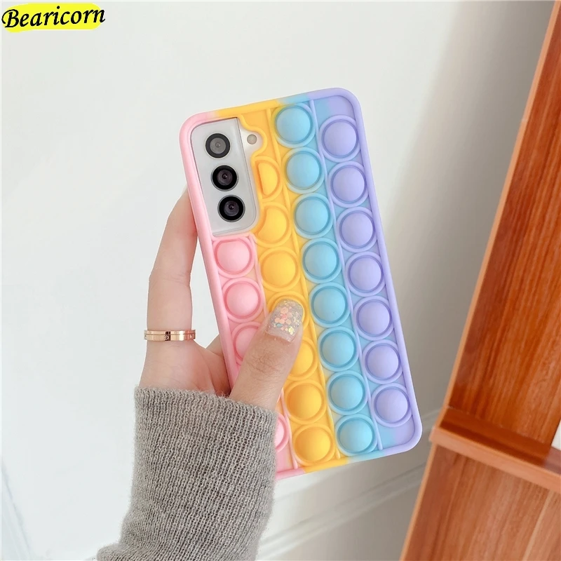 Pop Push Bubble Case For Huawei P30 P40 P Smart Z S Plus 2019 2021 Mate 30 30E 40 40E Pro Y9s Y8p Y7a Y9 Prime Nova 5T 3 3i 8