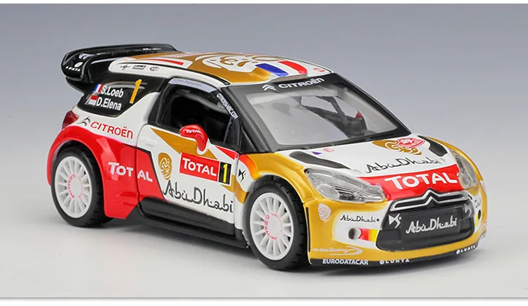 Bburago 1:32 Mercedes-бензамид Audi DTM снежный дракон мини DS WRC ралли гоночного сплава Модель сбора подарков