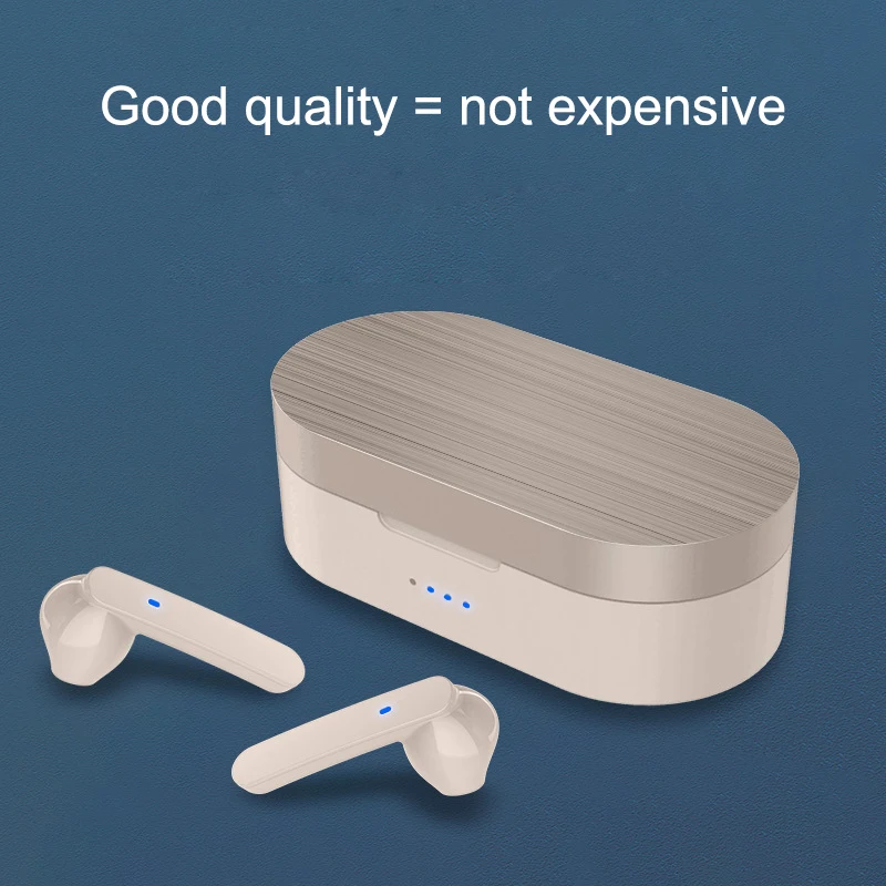 

TWS Wireless Headset Bluetooth Earphones Waterproof Music Headphones Sports Earbuds Business Headset Work on all Smartphones