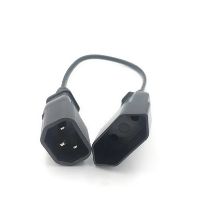Европейская розетка шнур питания штекер IEC 320 C14 CEE7/16 2 контактный гнездовой разъем