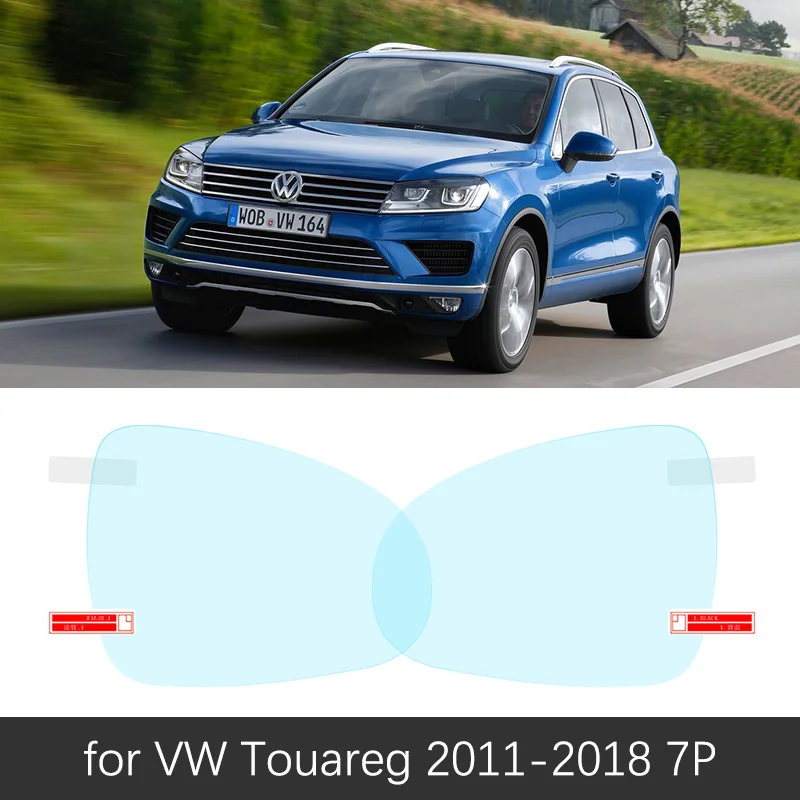 

Полноэкранное зеркало заднего вида для Volkswagen VW Touareg 7L 7P 2002 ~ 2018, противотуманное, непромокаемое, противотуманное, автомобильные аксессуары 2017