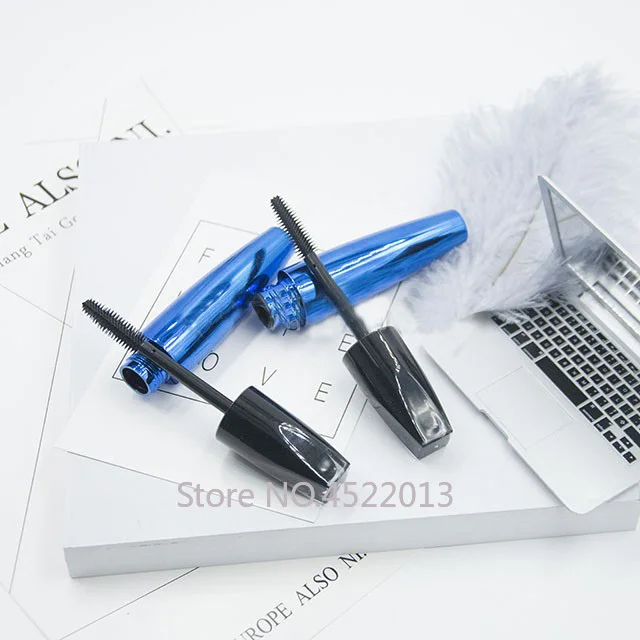 

10ML 10/30/50pcs New Arrival Empty Mascara Tube, Blue Cosmetic Eyelashes Cream Refillable Container, Plastic Profesional Makeup