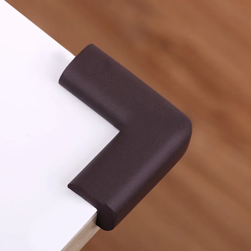 Esquina de protecci&oacute;n para ni&ntilde;os de 55x55mm, escritorio de mesa suave, esquina de seguridad para beb&eacute;s, protectores de bordes de seguridad para beb&eacute;s, 8 unids/lote-4