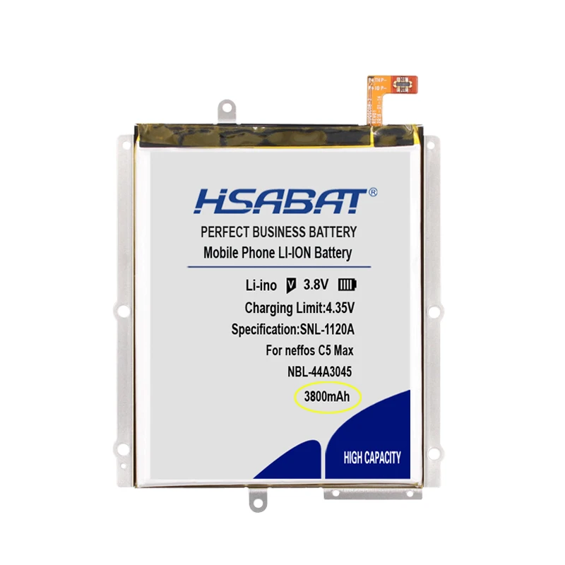 Новое поступление запасная батарея [HSABAT] 3800 мАч для neffos C5 Max TP702A B C E | Мобильные