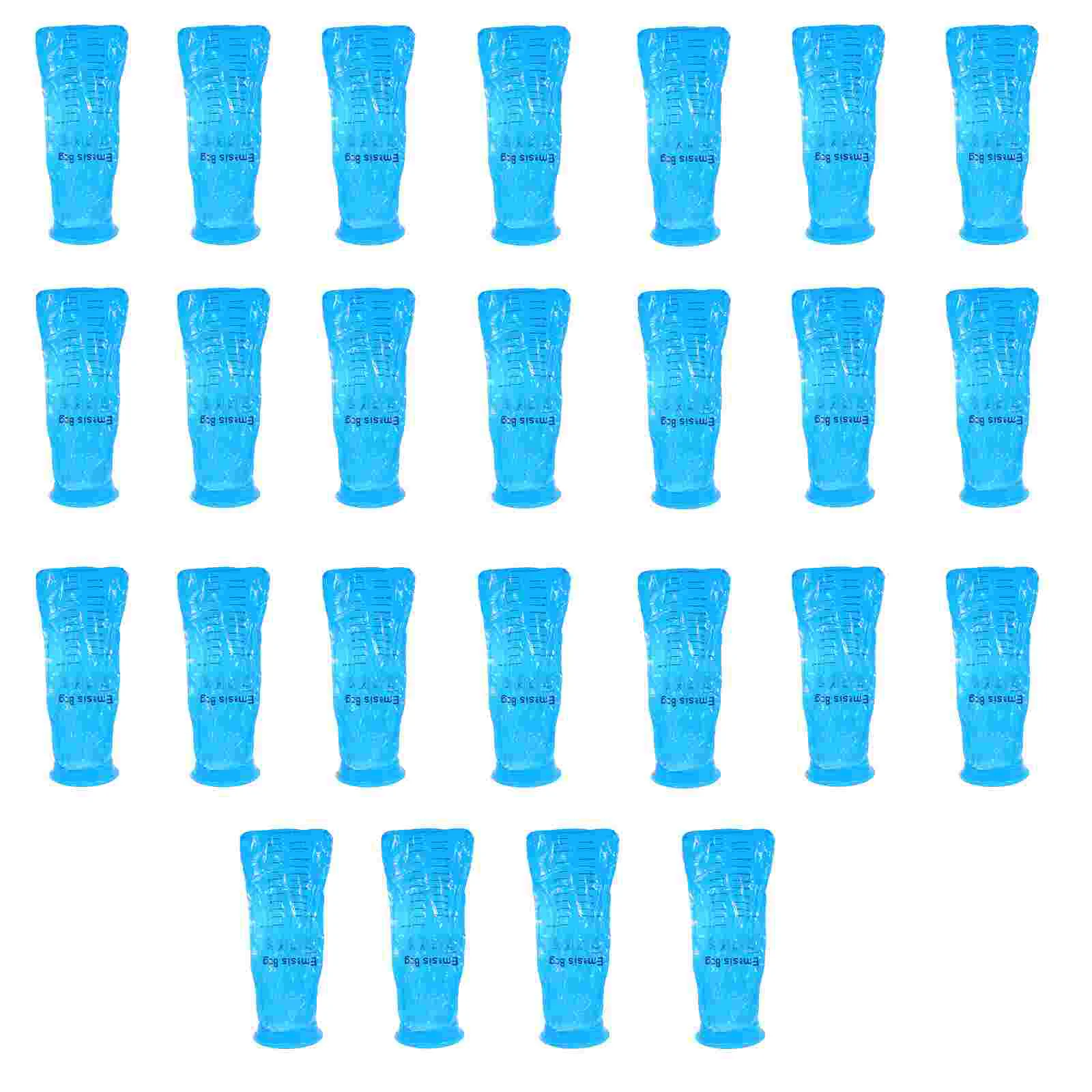 

25pcs Vomit Bags Portable Train Garbage Bags Disposable Emesis Bags (Blue)
