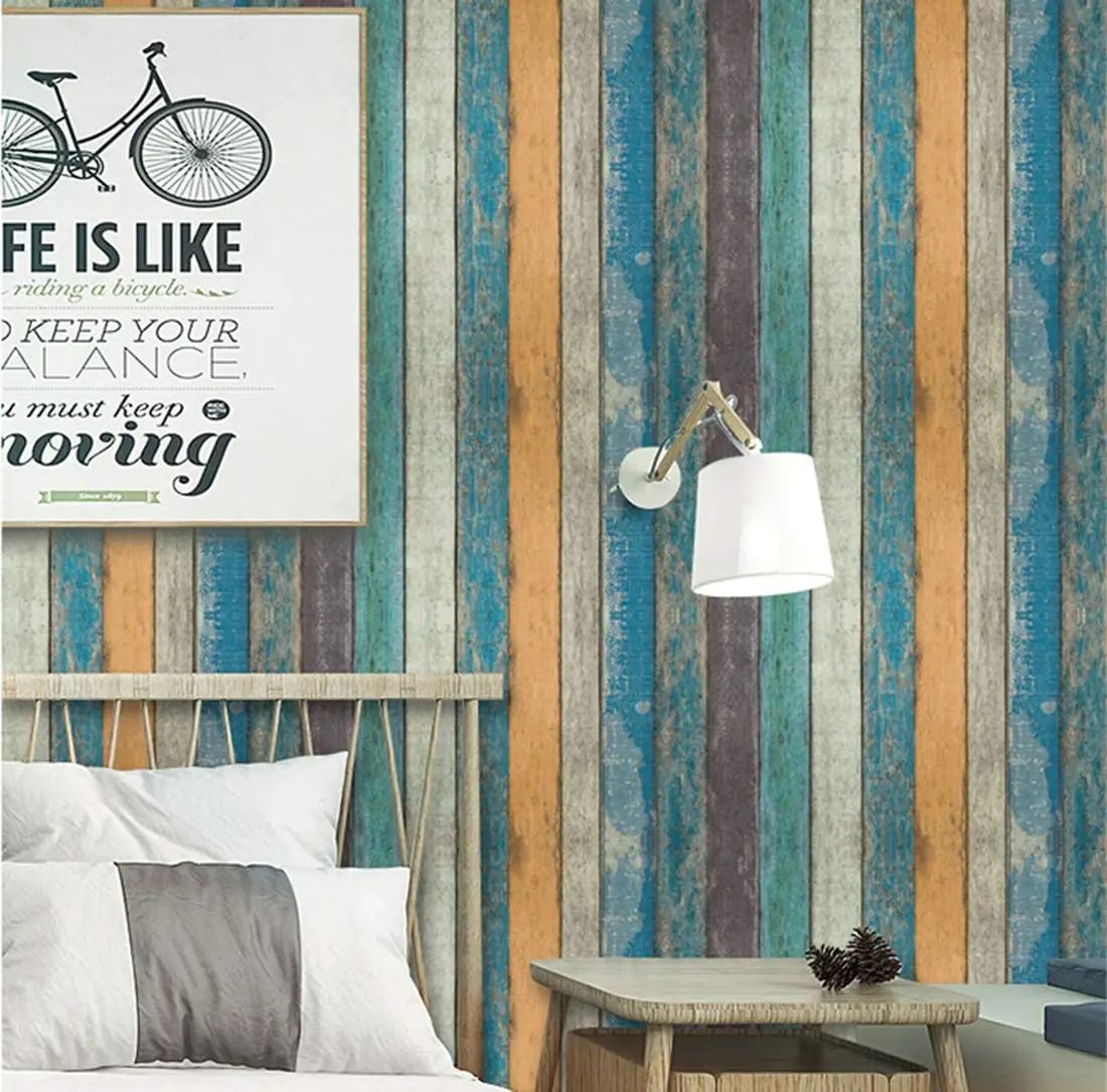 Обои из потертого дерева самоклеящиеся обои с деревянными досками для ремонта