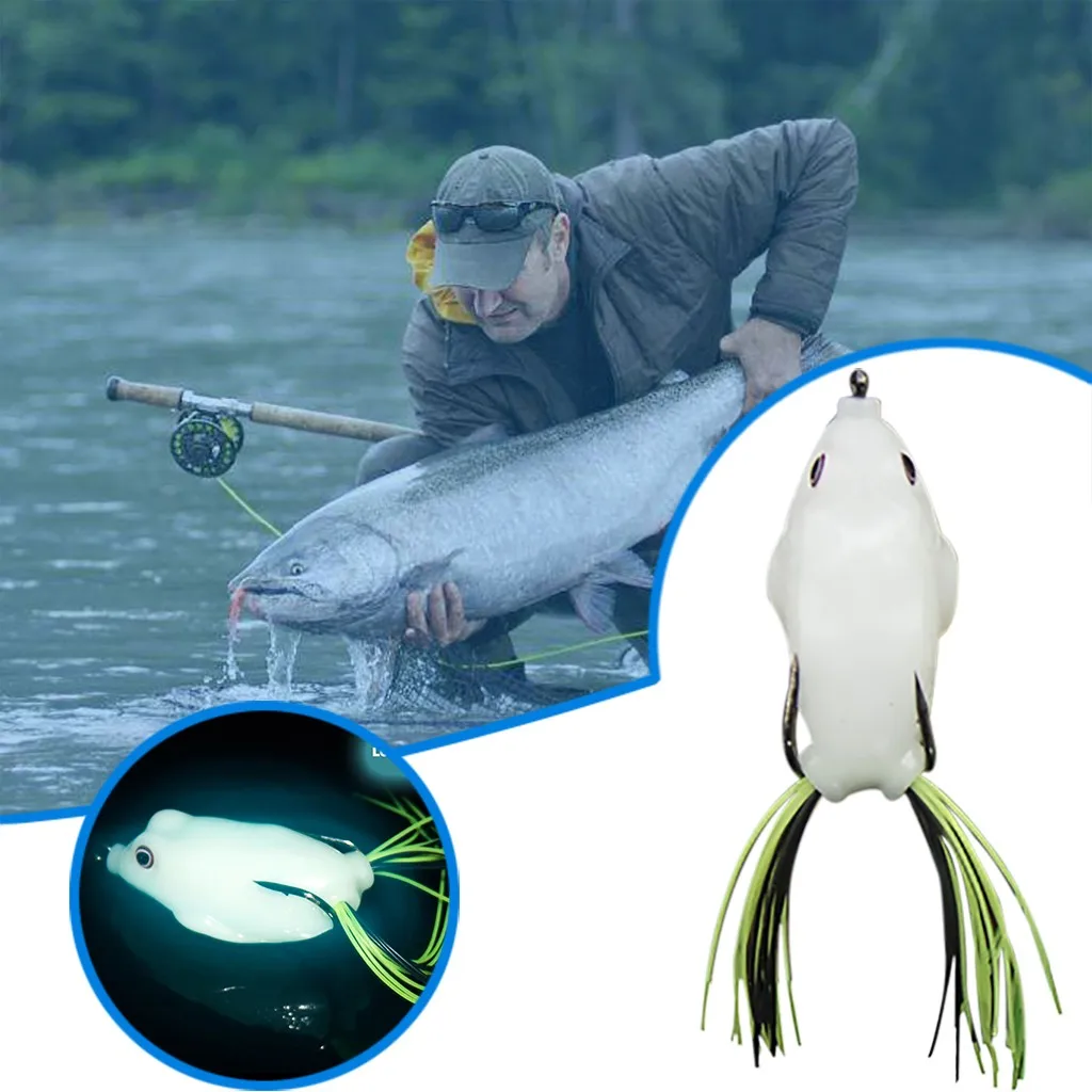 1 шт. бионические приманки для рыбной ловли Лягушка Мягкая приманка в виде червей