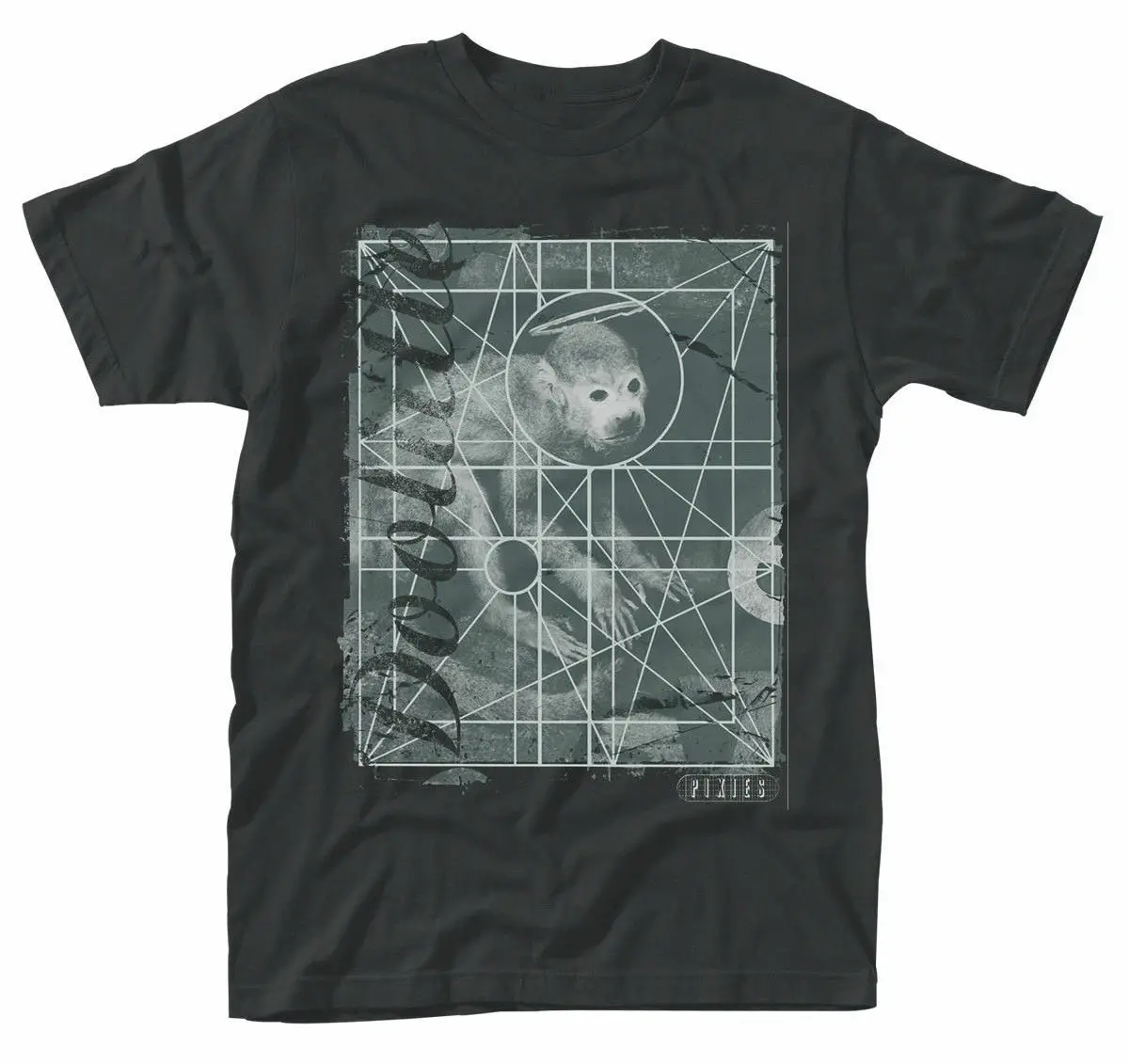 Футболка Pixies Doolittle Мужская черная Официальная Лицензия Rock Merch новинка|Мужские