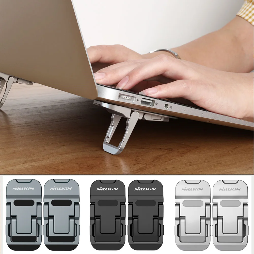 

Nillkin Bolster Plus Portable Stand Holder Adjustable For Laptop Macbook Alloy