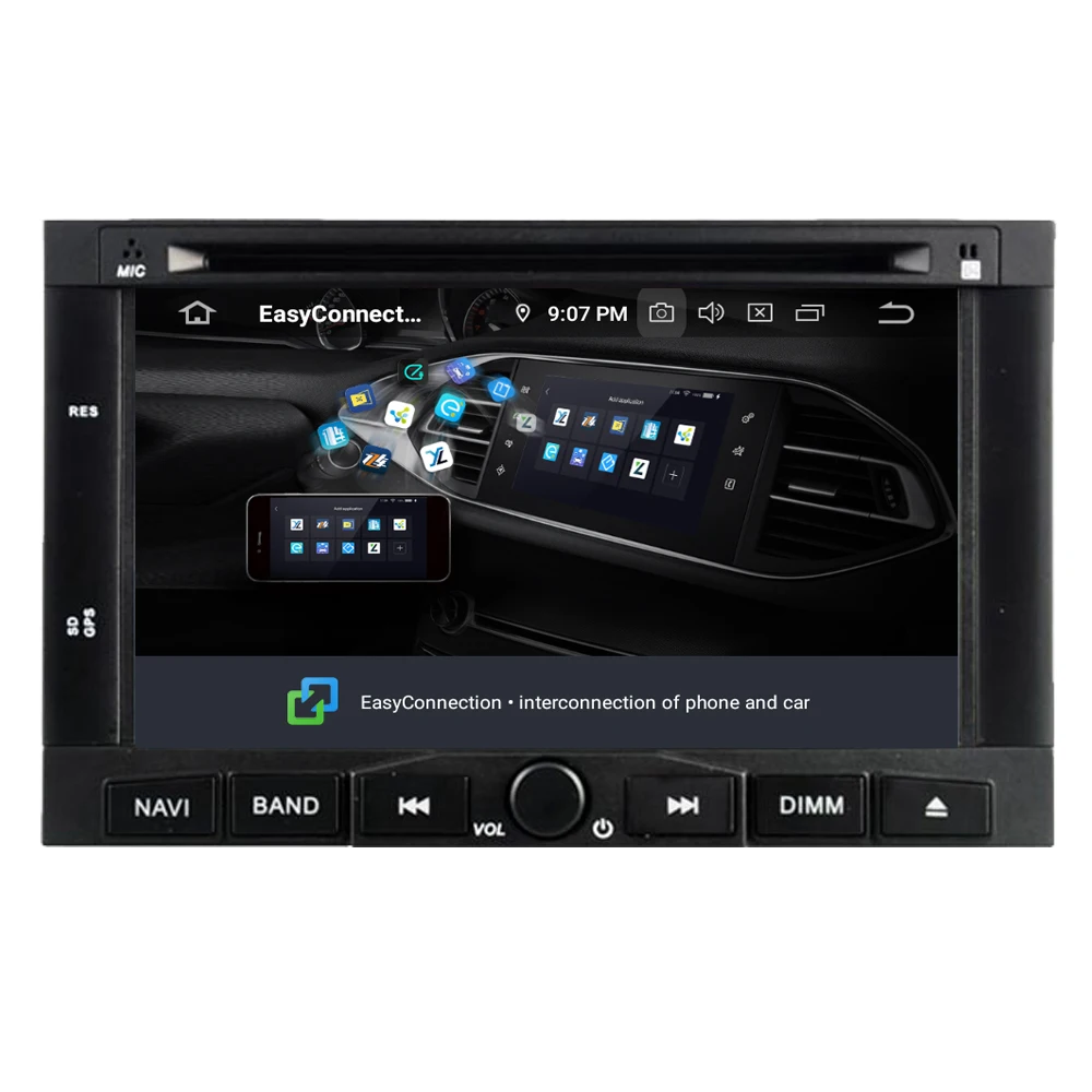 Автомобильный мультимедийный плеер RoverOne для Peugeot 3008 5008 Partner Berlingo Android 10 0 авторадио