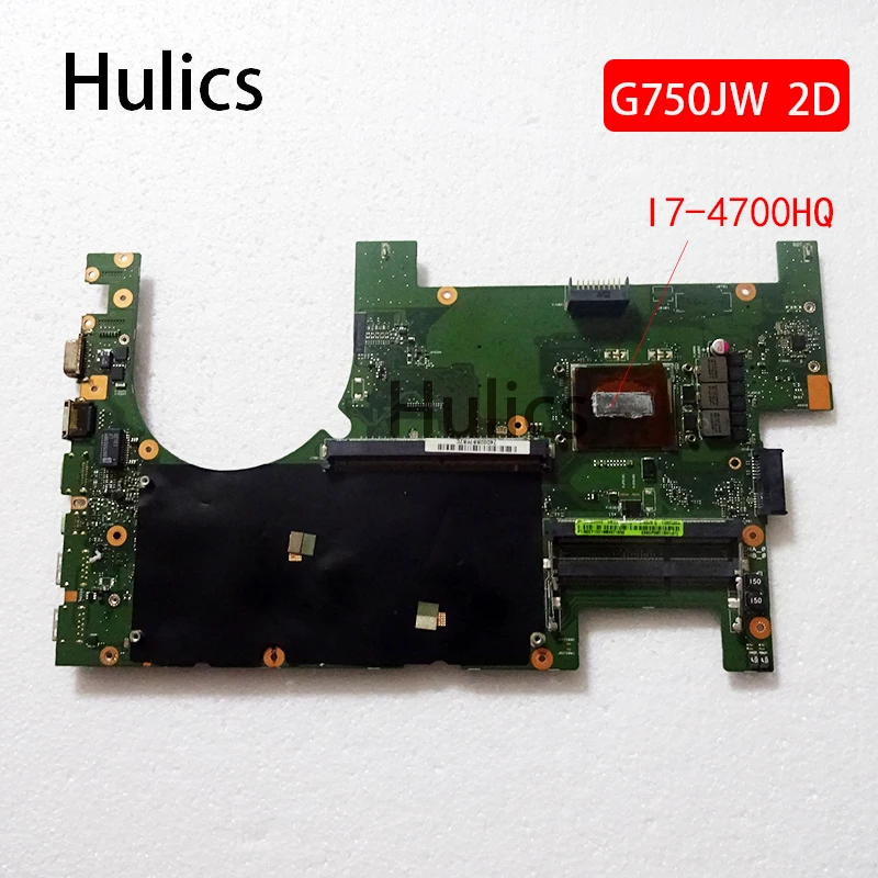 Материнская плата Hulics для ноутбука ASUS G750JM G750JW G750JH G750JX G750J G750 2D оригинальная