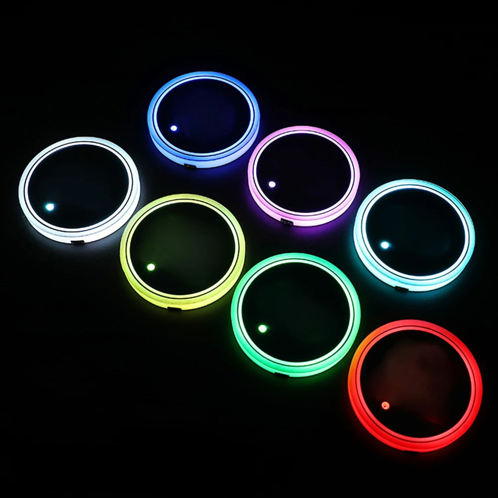 2X автомобильные брелки с логотипом сна подстаканник коврик украшения СИД