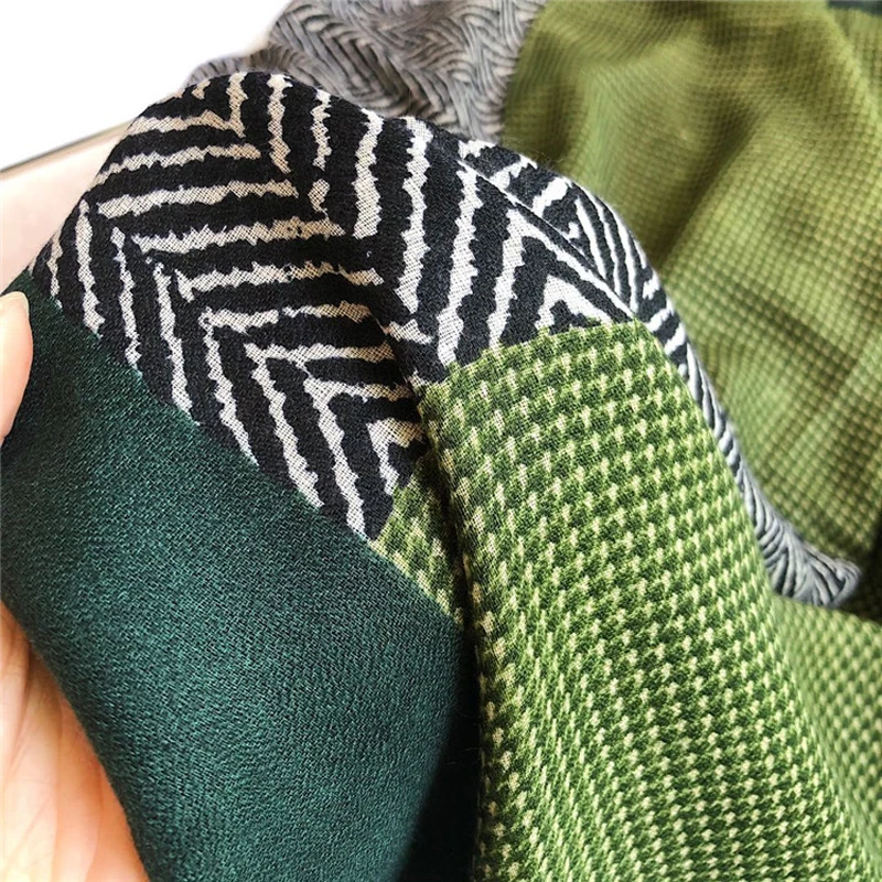 

Design Print Spring Women Scarf Hijab Cotton-Linen Striped Plaid Shawl Wraps Bandanas Large Foulard Femme Neckerchief Beach Szal