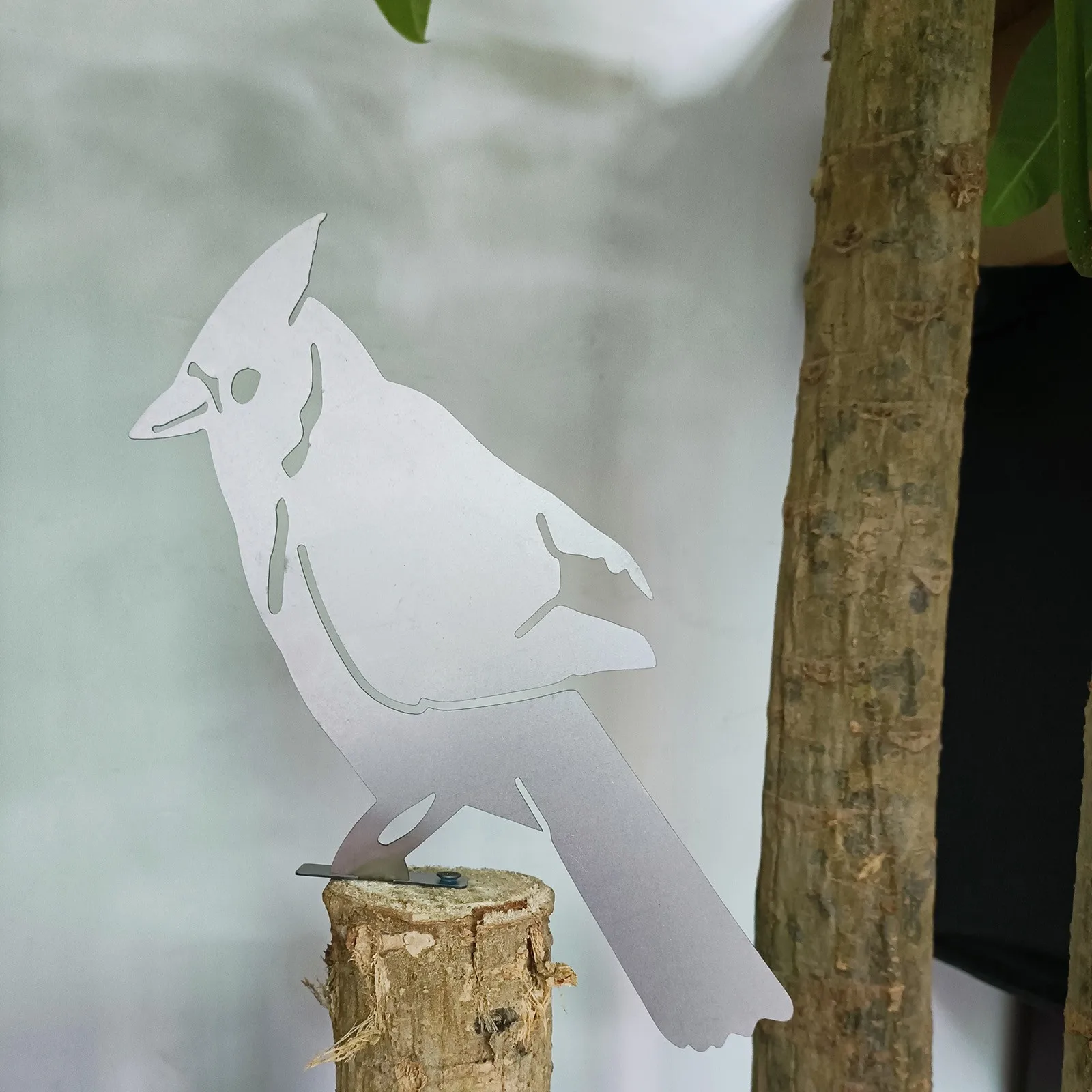 Металлические фигурки животных в форме птицы художественное украшение для сада