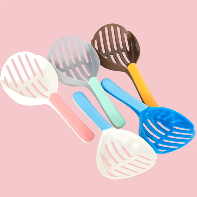 

Large Cat Litter SpoonEasily Scooped Cat Litter Stronger ABS Plastic Non-stick Coating Keeping It Clean And Hygienic