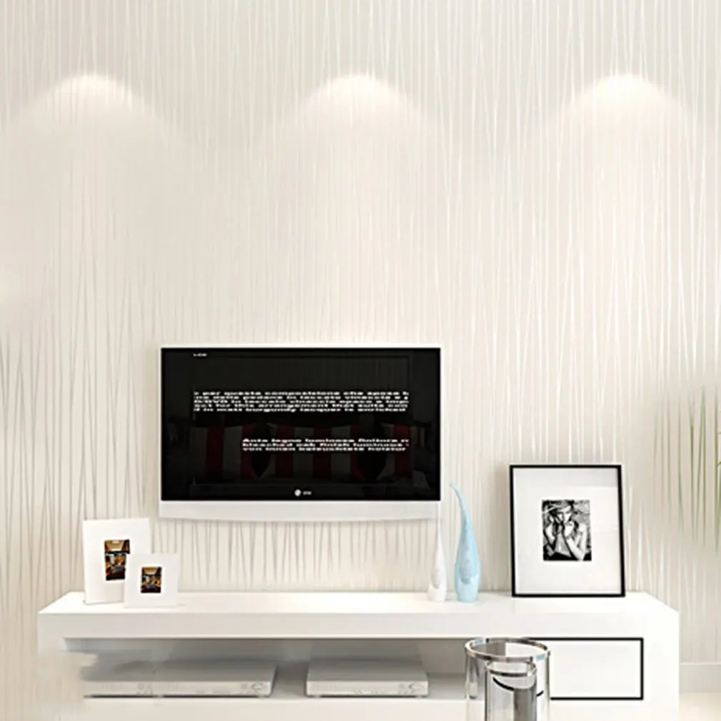 

Fashion Simple Stripe Wallpaper Modern Bedroom Wallcovering Wall Paper Wall Sticker Roll For Living Room Kitchen Home Decoration