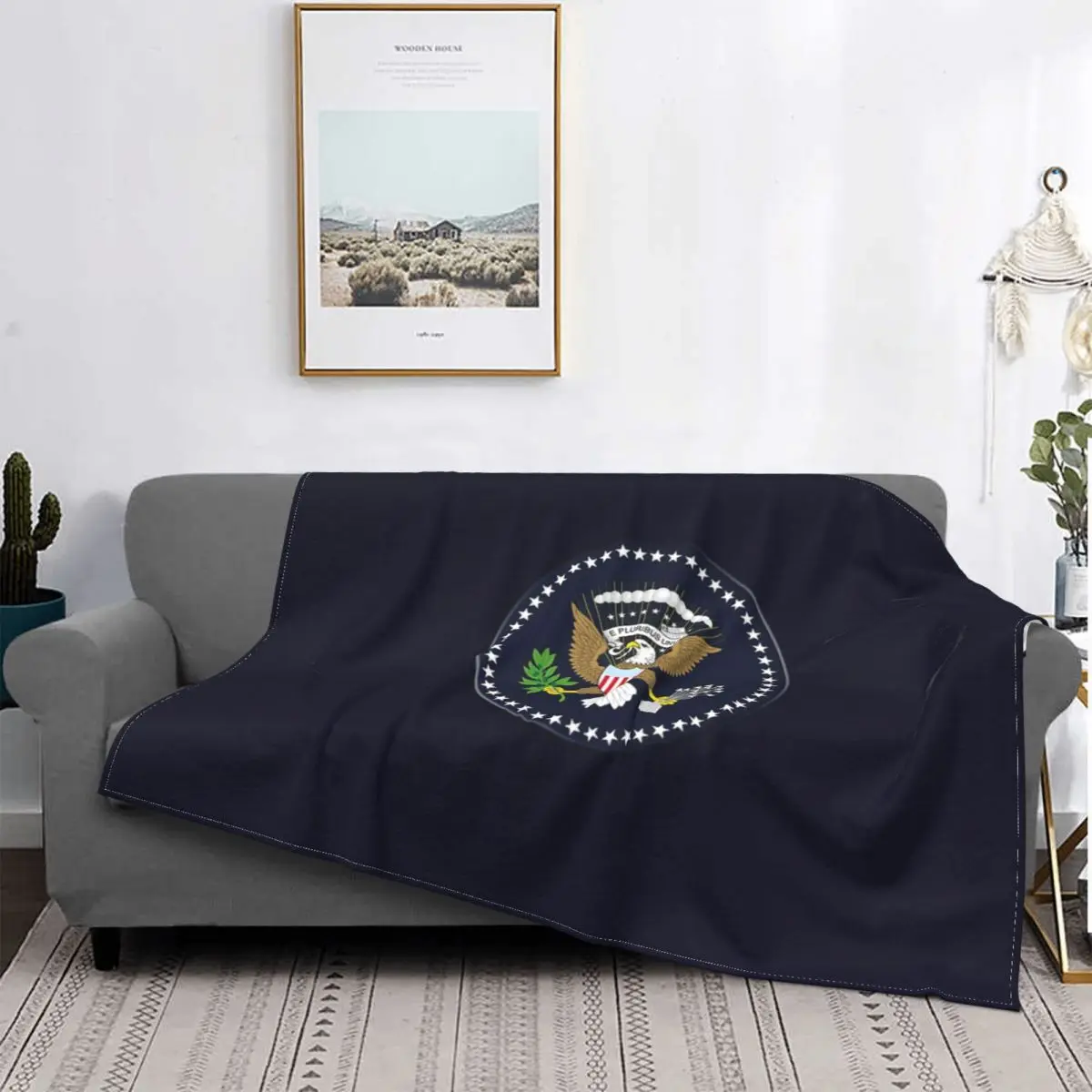 

Manta patriota Circular Seal de American Eagle, colcha a cuadros para cama, sofá, manta Kawaii, fundas para cama de invierno