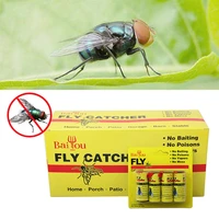 481216pcs fly sticky paper strip strong glue flying insect bug mosquitos catcher roll tape sub sale