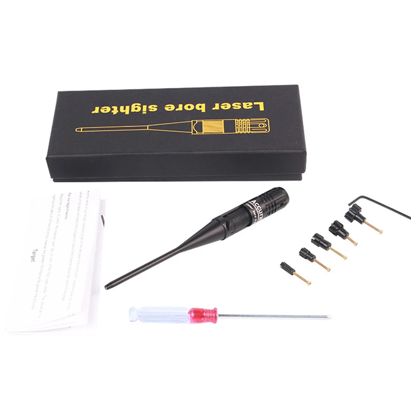 Tactical Rifles Accessory Red Dot Laser Boresighter .22 to .50 Caliber Bore Sighter Collimator Kit for Hunting Calibe | Спорт и