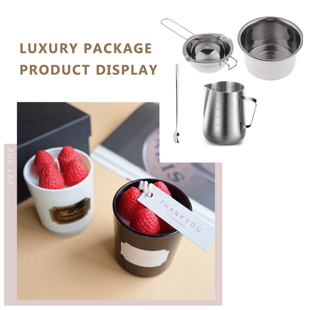 4 шт. Нержавеющая сталь пароварки ложки с длинной ручкой для отопки воска горшок