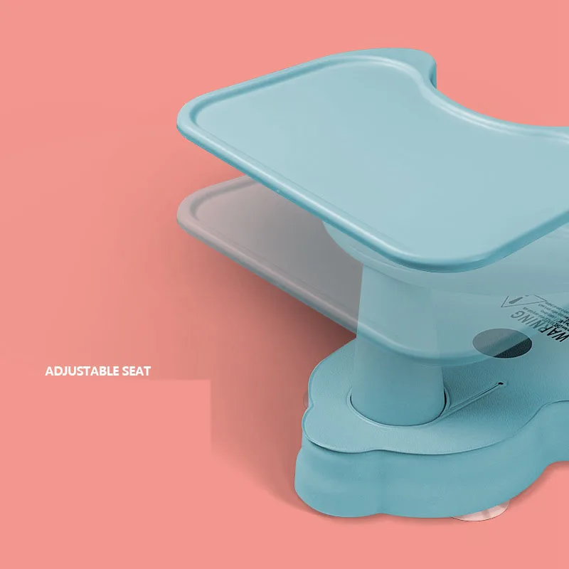 

Baby Multi-Function Folding Seat Newborn Bath Seat Kids Folding Bath Seat Dining Chair Kid Tub with Removable Plate