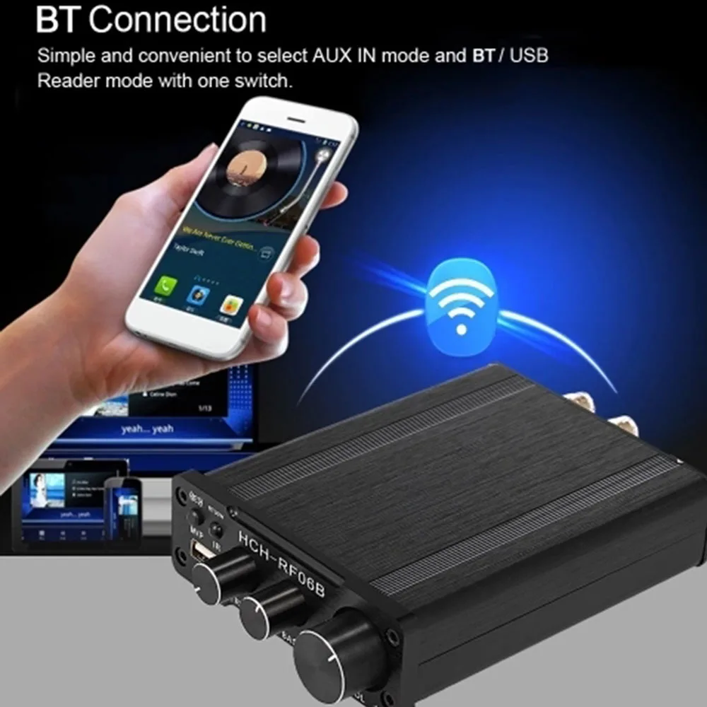 1* HCH-RF06B Bluetooth усилитель мощности плата модуль TPA3116 30 Вт* 2 двухканальные