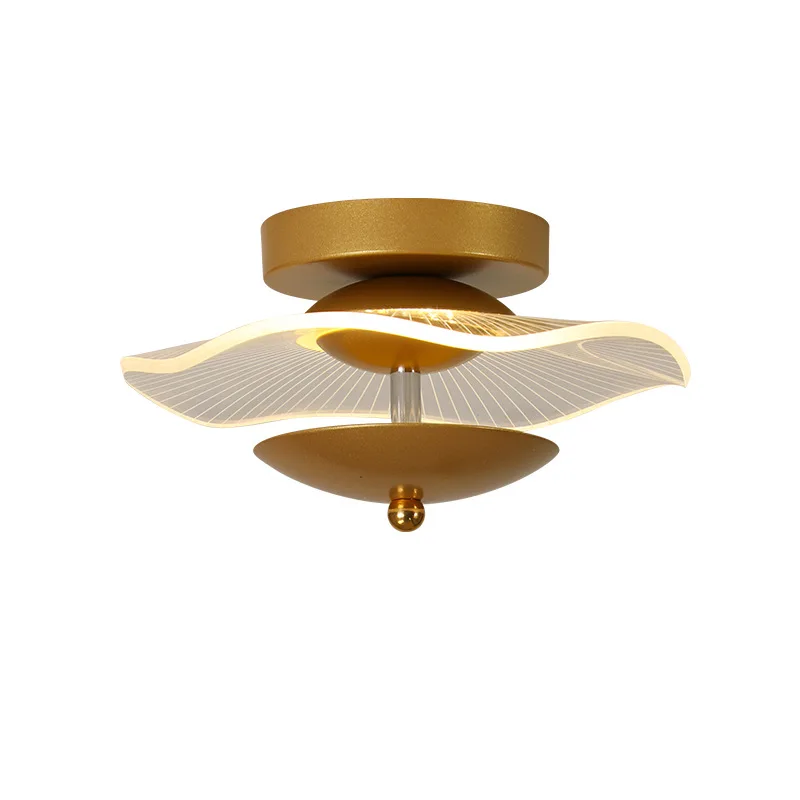 Простой железный светодиодный потолочный светильник в скандинавском