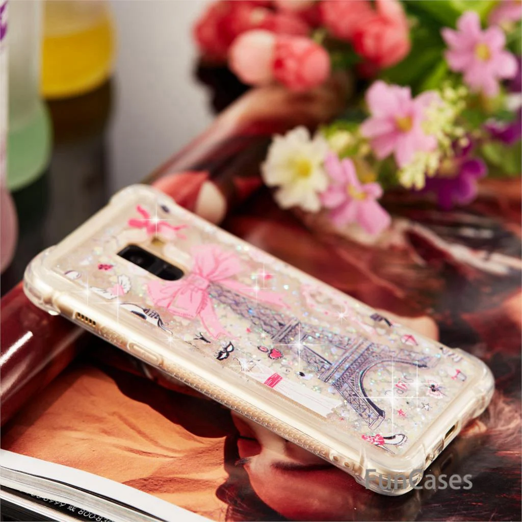 Чехол с единорогом для samsung A8 2018 мягкий силиконовый чехол телефона в винтажном