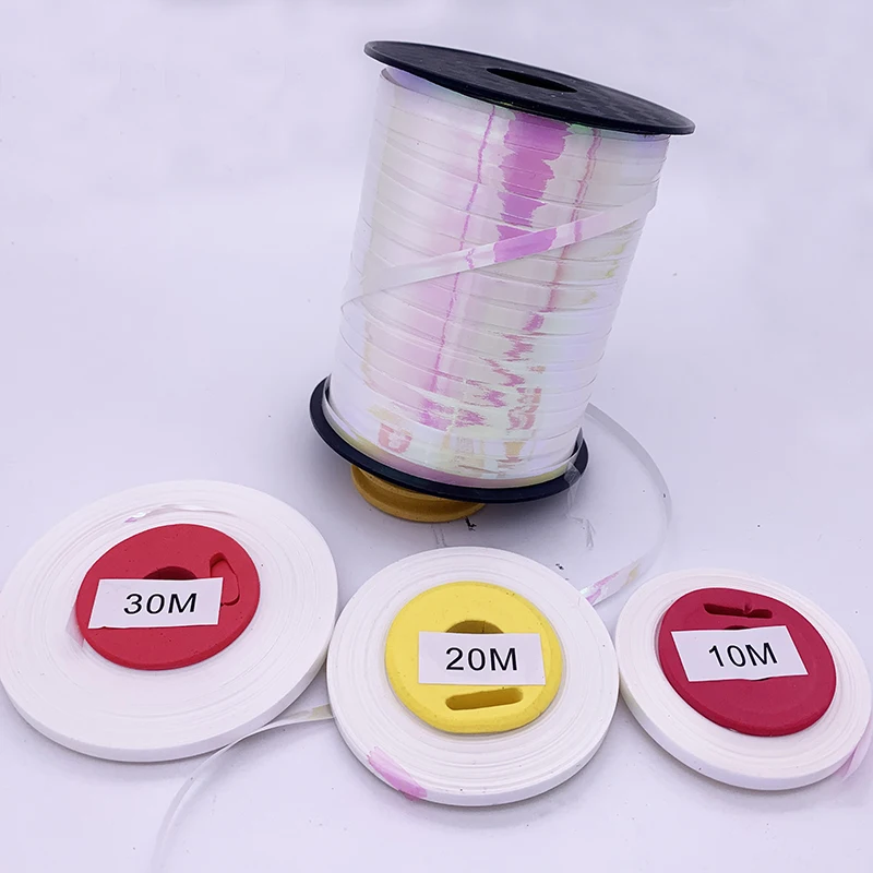 

Ynaayu 10M 20M 30M DIY Balloon Ribbons Gift Bag Cake Ribbon Colorful Accessories Supplies Birthday Wedding Party Decorate