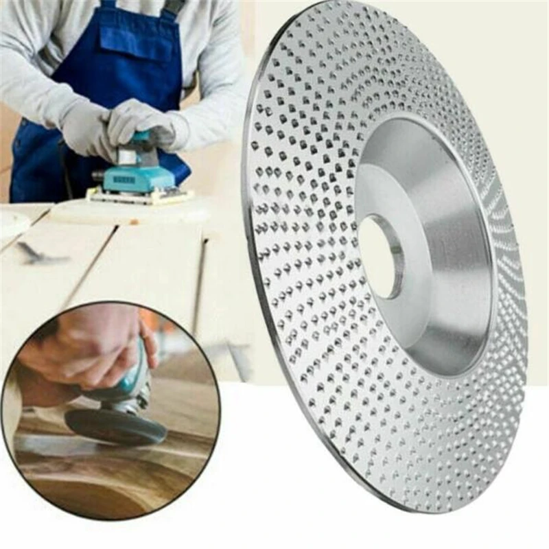 

Wood Angle Grinding Wheel Sanding Carving Rotary Tool Abrasive Disc For Angle Grinder Tungsten Carbide Coating Bore Shaping 16mm