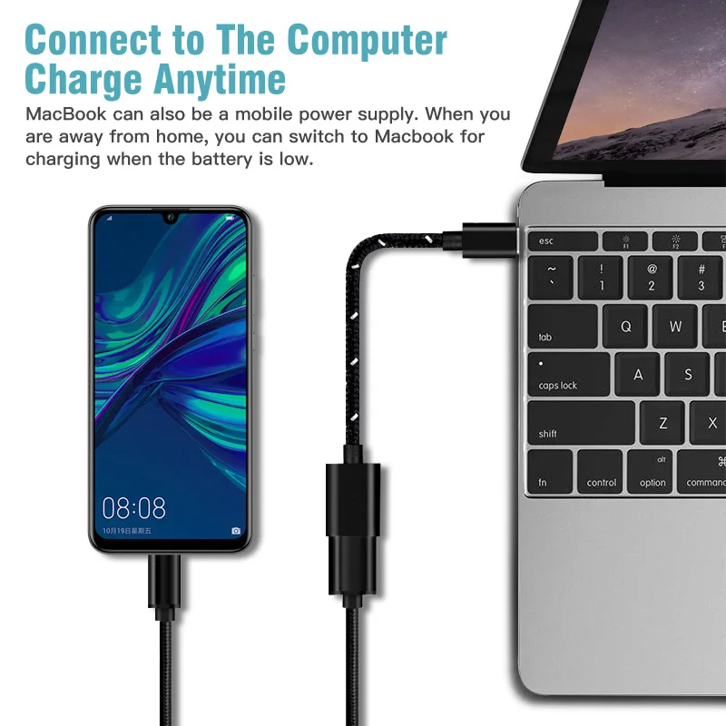 FONKEN Type C Otg USB 3 адаптер 15 см мобильный телефон OTG кабель для Xiaomi Huawei Type-c конвертеры