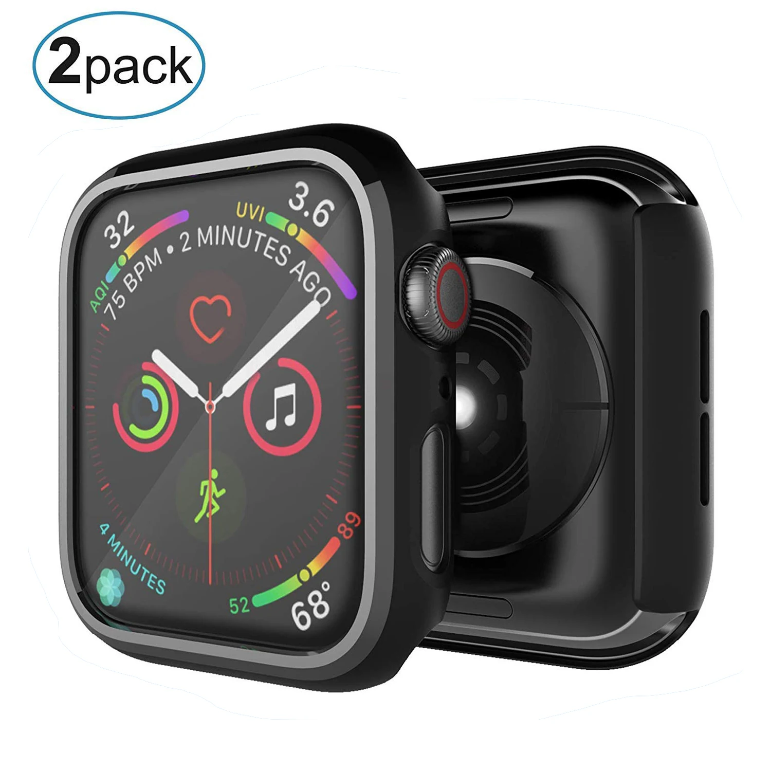 Ультратонкий чехол из поликарбоната защитная рамка для Apple Watch Series 4 3 2 1 iWatch 38 мм 40