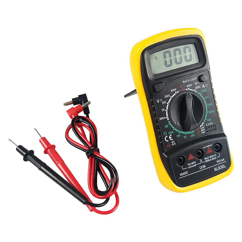 Цифровой мультиметр XL830L амперметр вольтметр тестер сопротивления тока