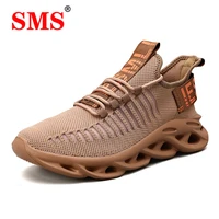 sms 2020 new men shoes lightweight sneakers blade running shoes shockproof lace up breathable male mesh walking gym sports shoes