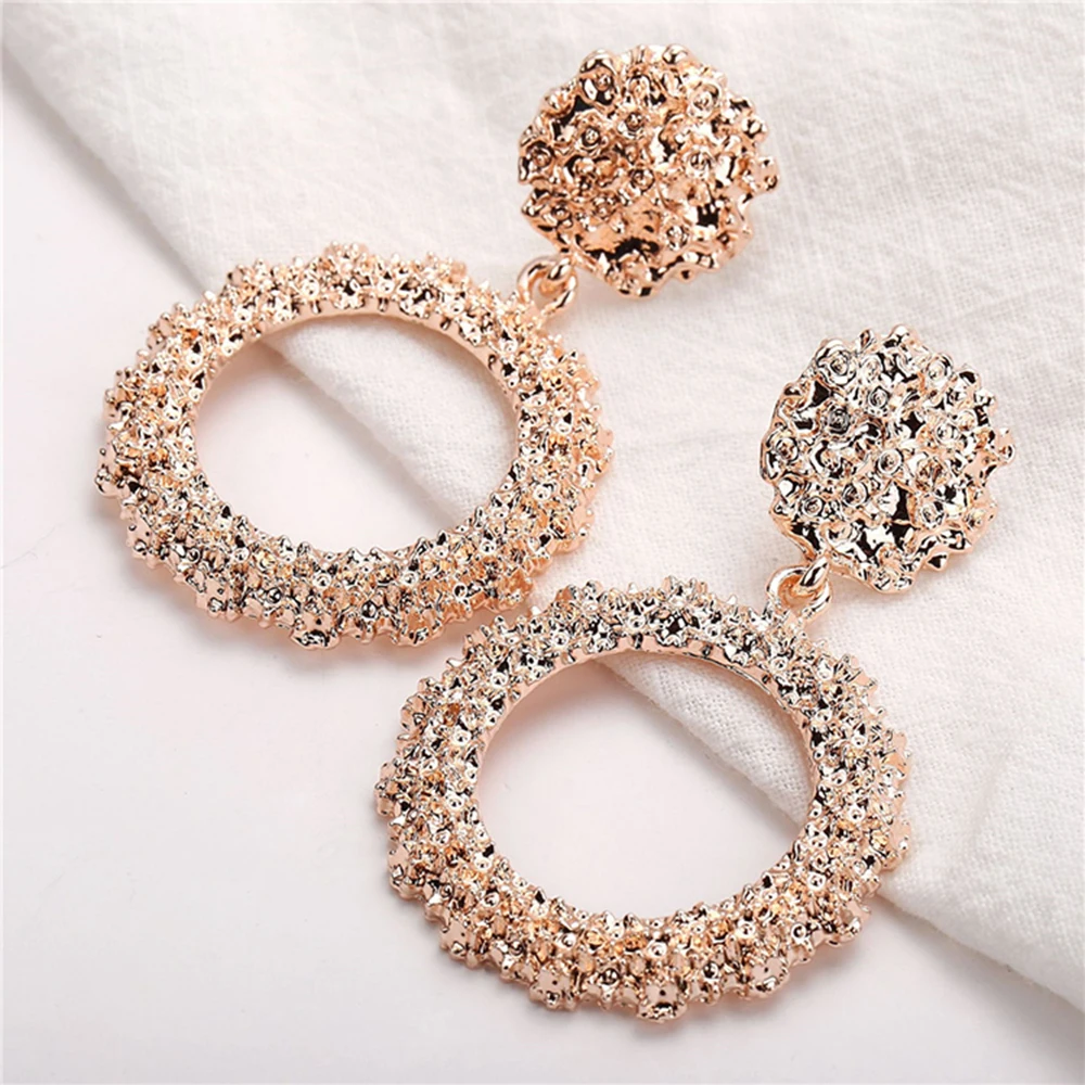 Горячая Распродажа стильные современные золотые серьги для женщин африканские