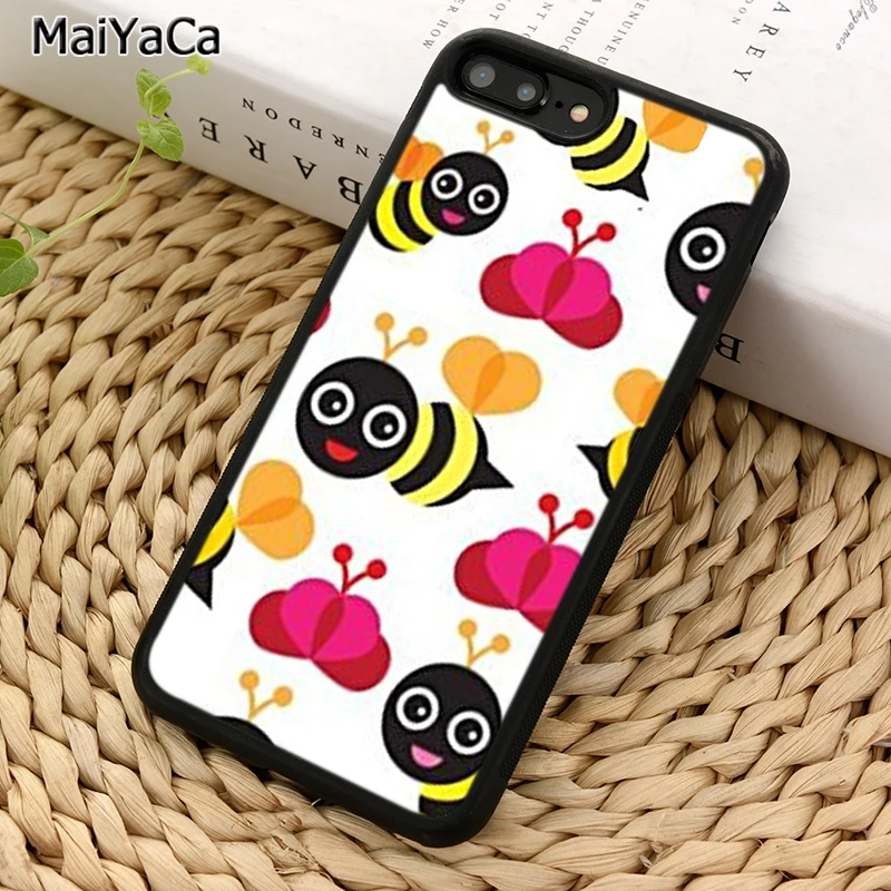 MaiYaCa счастливые шмели пчелы телефонный чехол для iPhone 5 6 S 7 8 plus 11 12 Pro X XR XS Max Samsung Galaxy