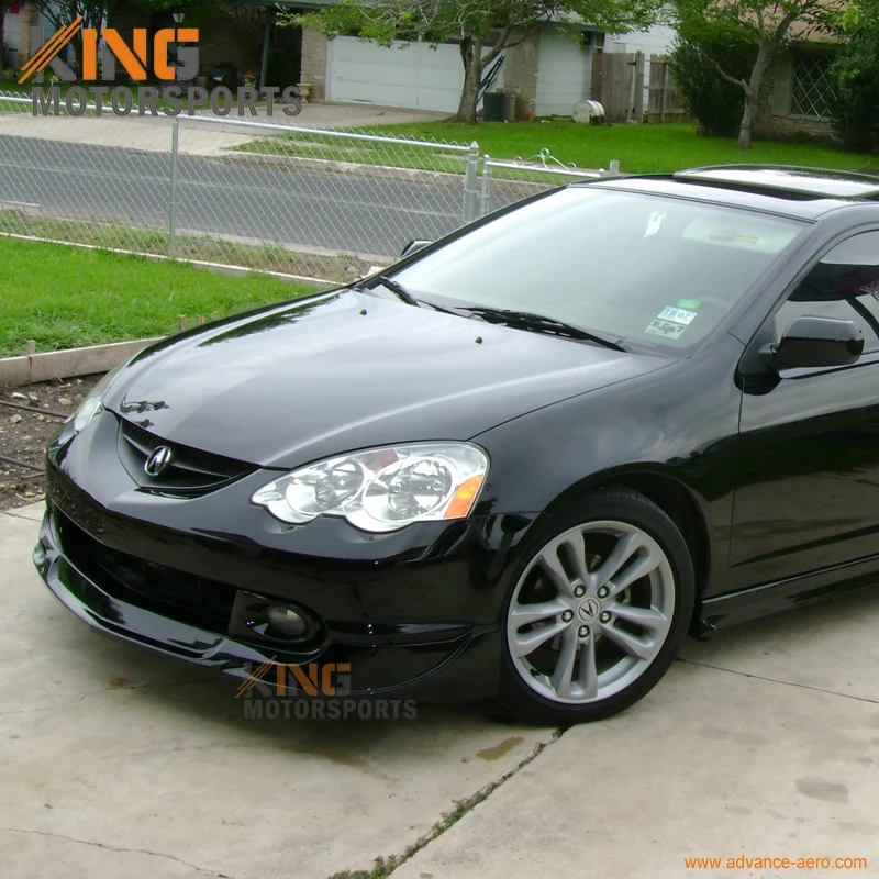 Подходит для 2002 2003 2004 Acura RSX тип Спорт ПУ передний бампер спойлер|bumper lip spoiler|front bumper