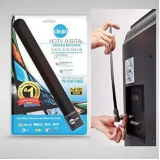 

Compact Hqclear TV Antenna, TV Signal Receiver Digital TV Antenna, Free Digital TV, Digital